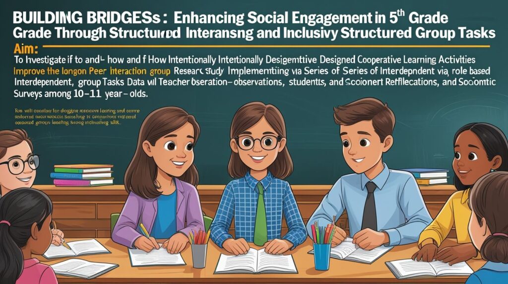 Enhancing Social Engagement a Research Project, This research project investigates the effectiveness of structured group tasks in enhancing