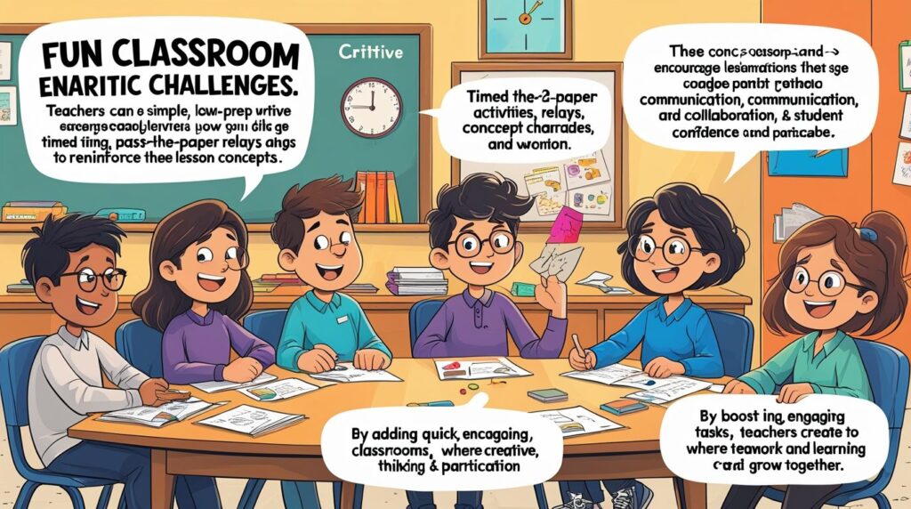 Learning Challenge Lessons Fun Classroom Challenges of Lesson Concepts - Teachers Guide