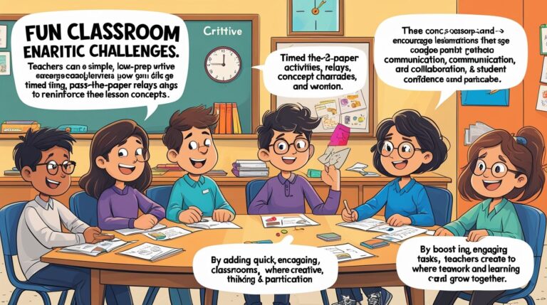 Fun Classroom Challenges of Lesson Concepts
