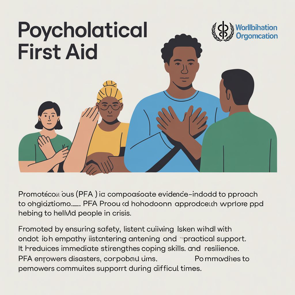 Psychological First Aid Guide to Supporting People in Crisis