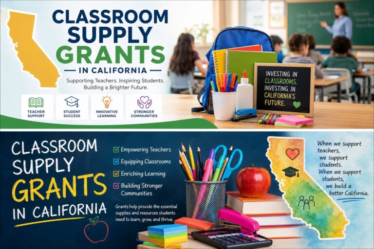 Classroom Supply Grants in California