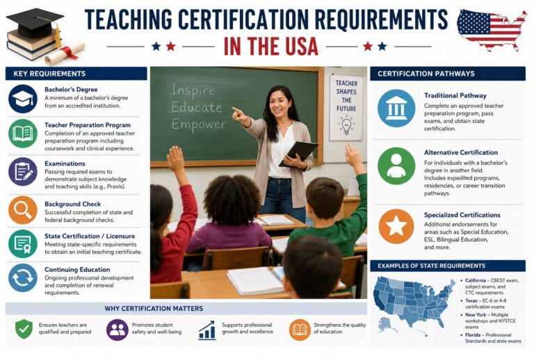 Teaching Certification Requirements in the USA