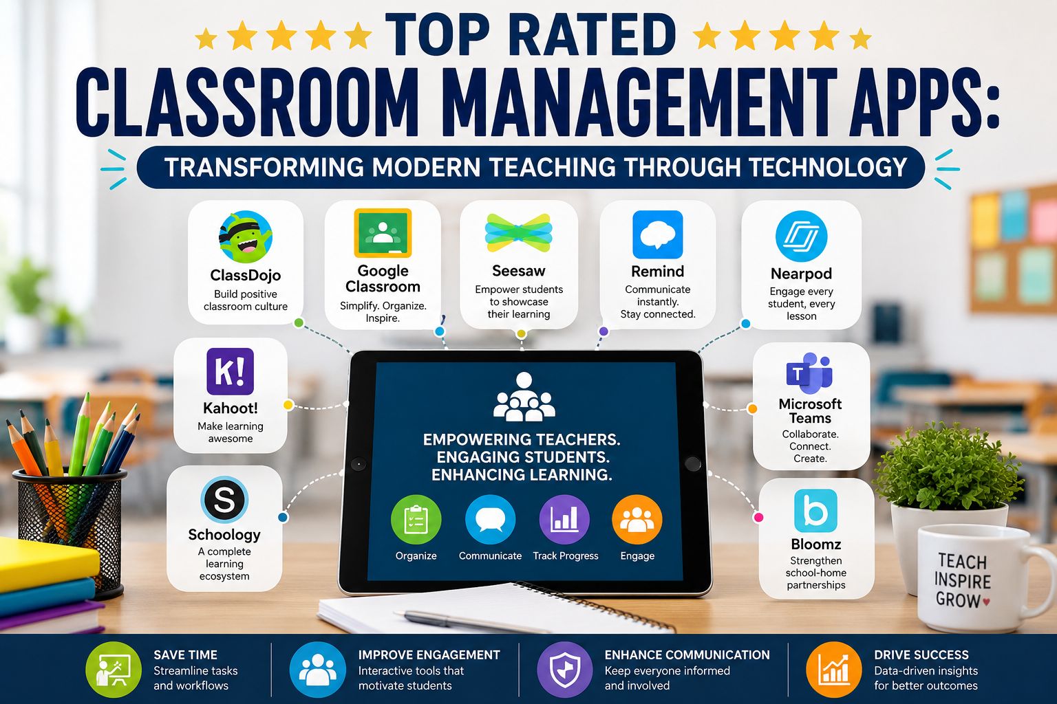 Top Rated Classroom Management Apps & Technology