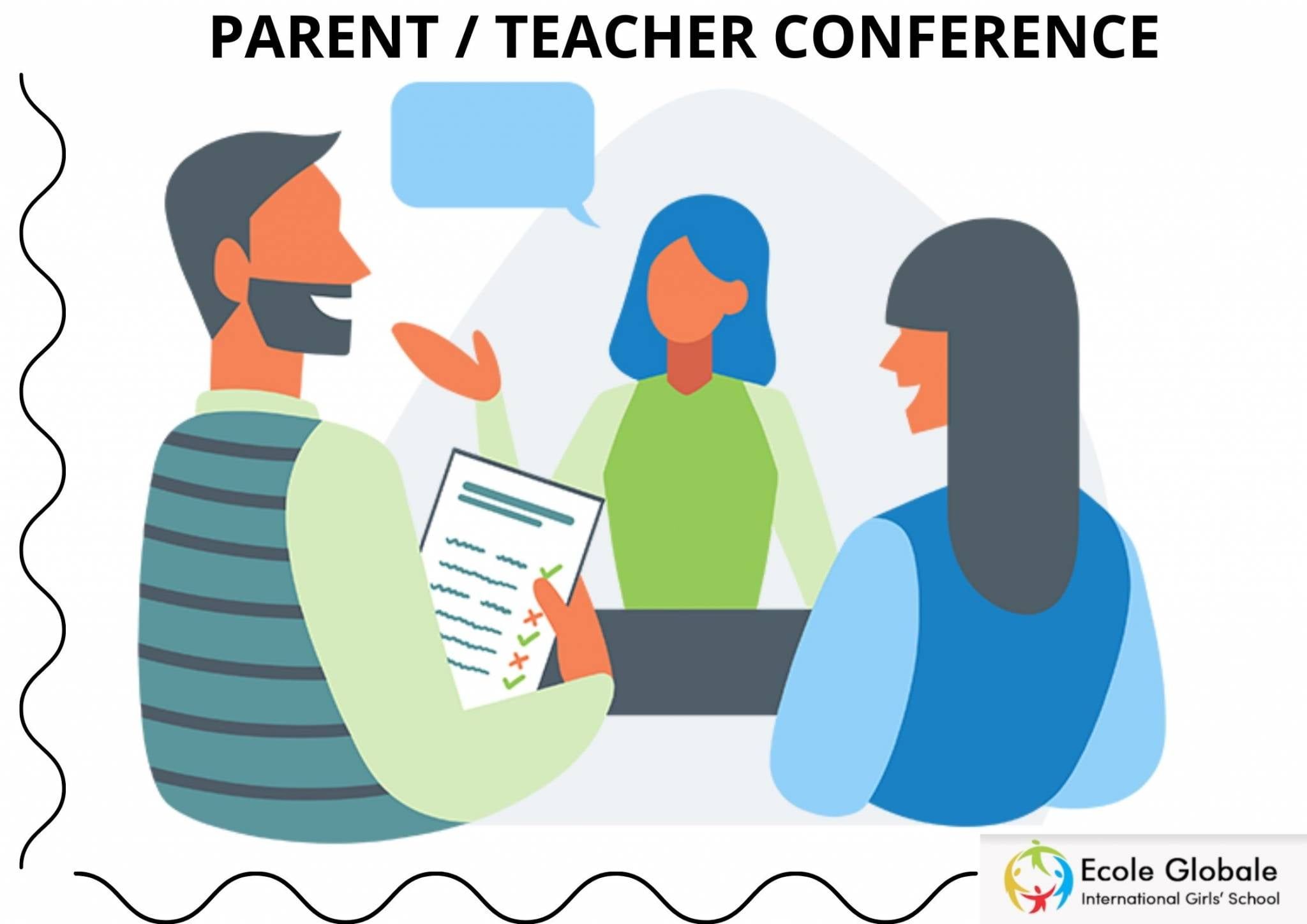 Parents Conference at School Building Stronger Bridges Between Home and Classroom