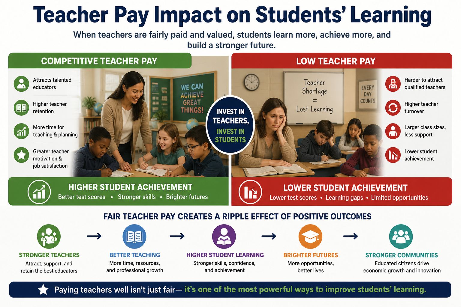 Teacher Pay Impact on Students' Learning