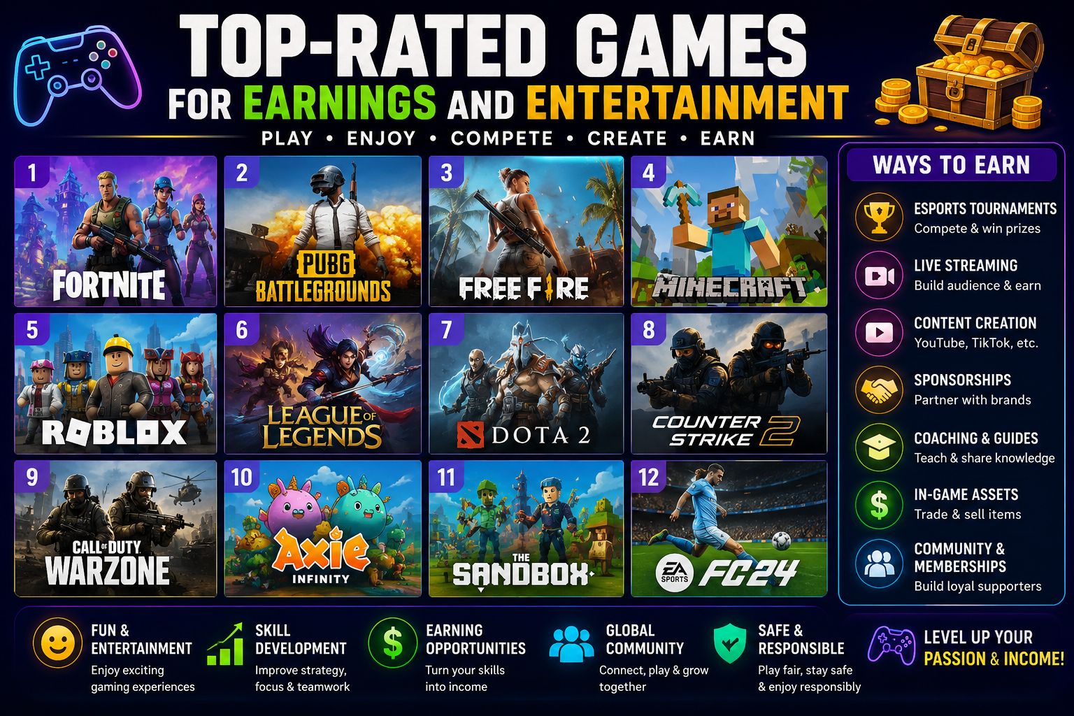 Top-Rated Games for Earnings and Entertainment