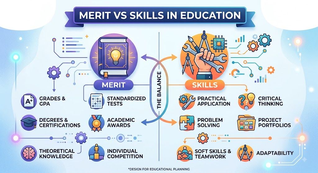 Merit vs Skills in Education