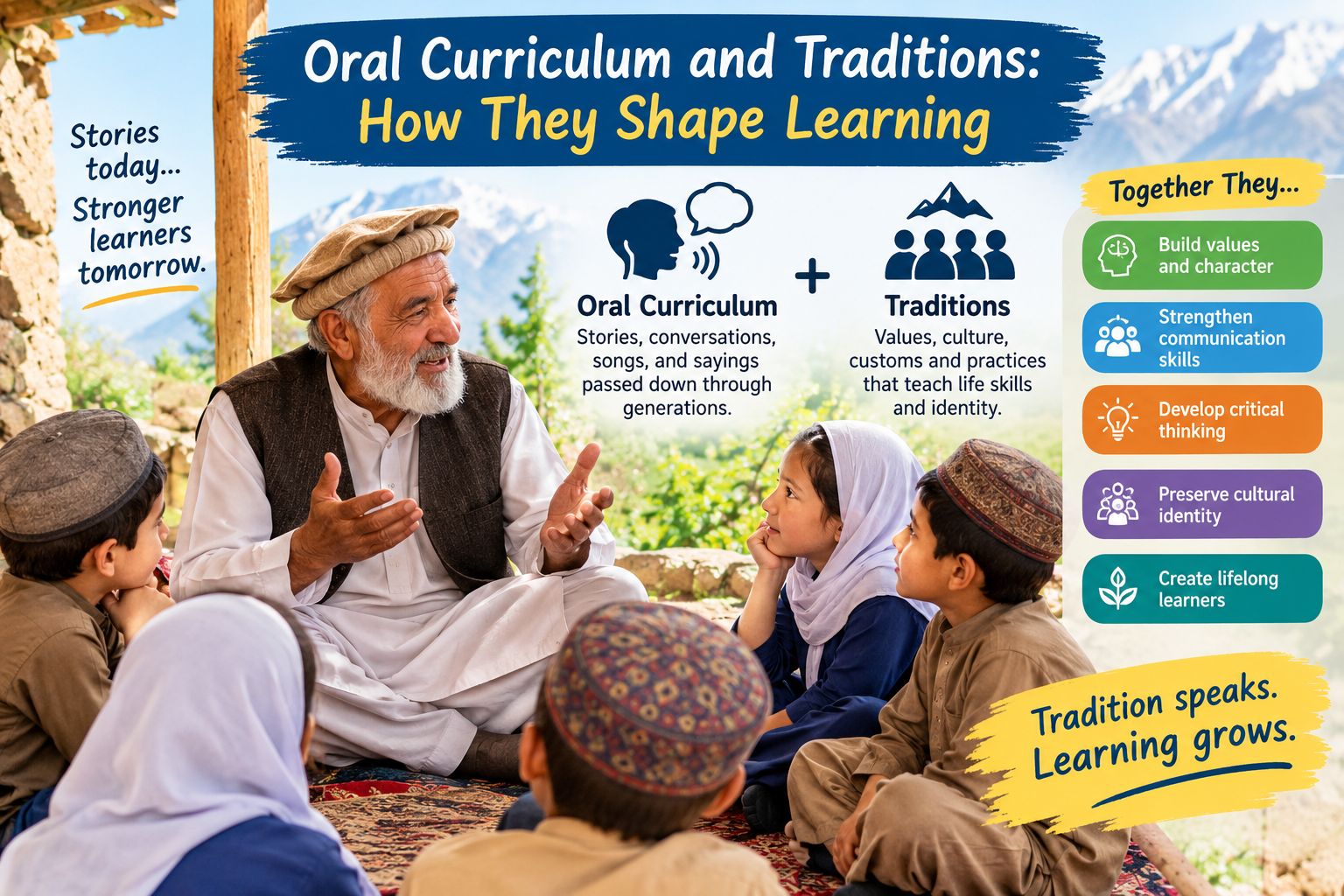 Oral Curriculum and Traditions: How They Shape Learning