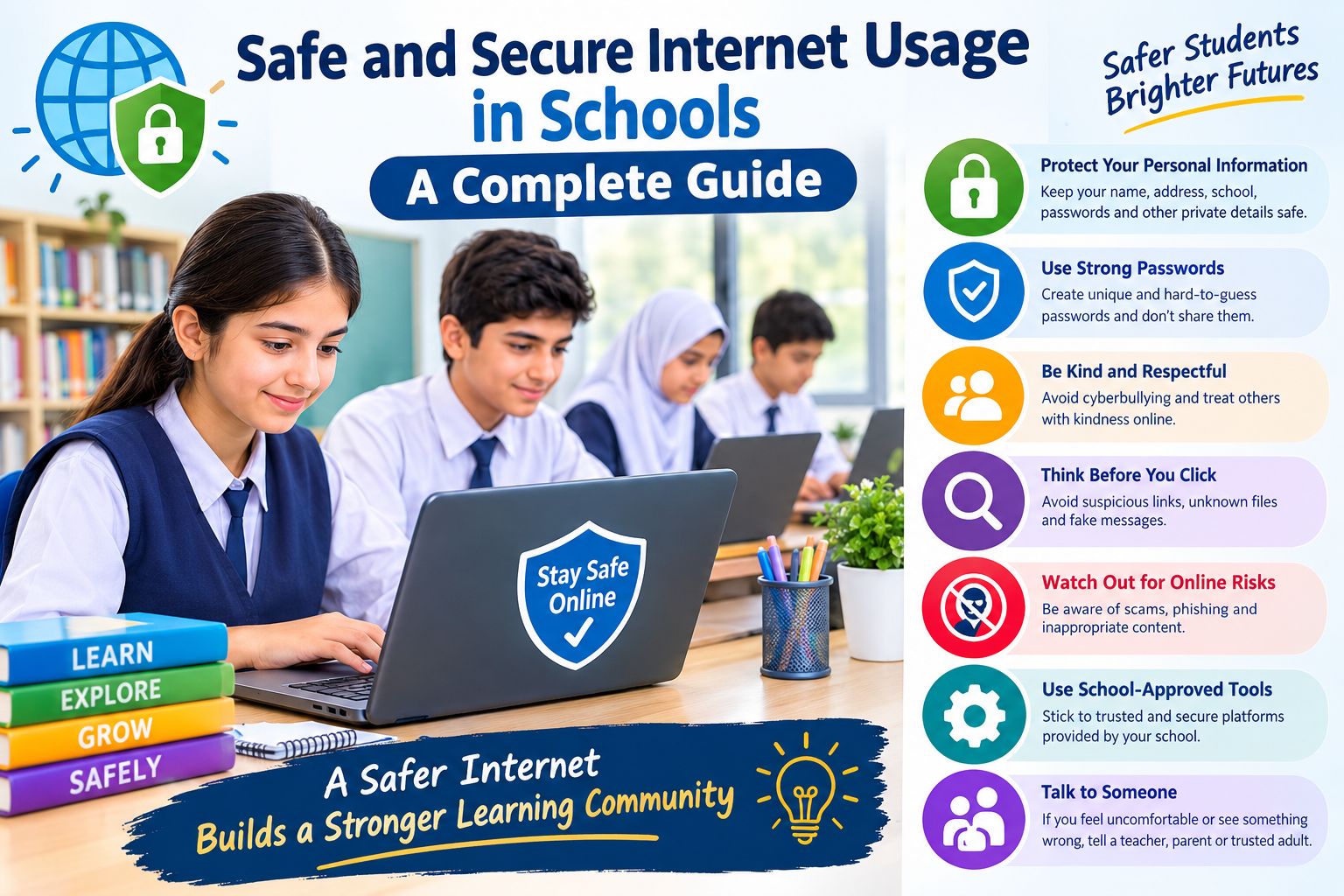 Safe and Secure Internet Usage in Schools a Complete Guide