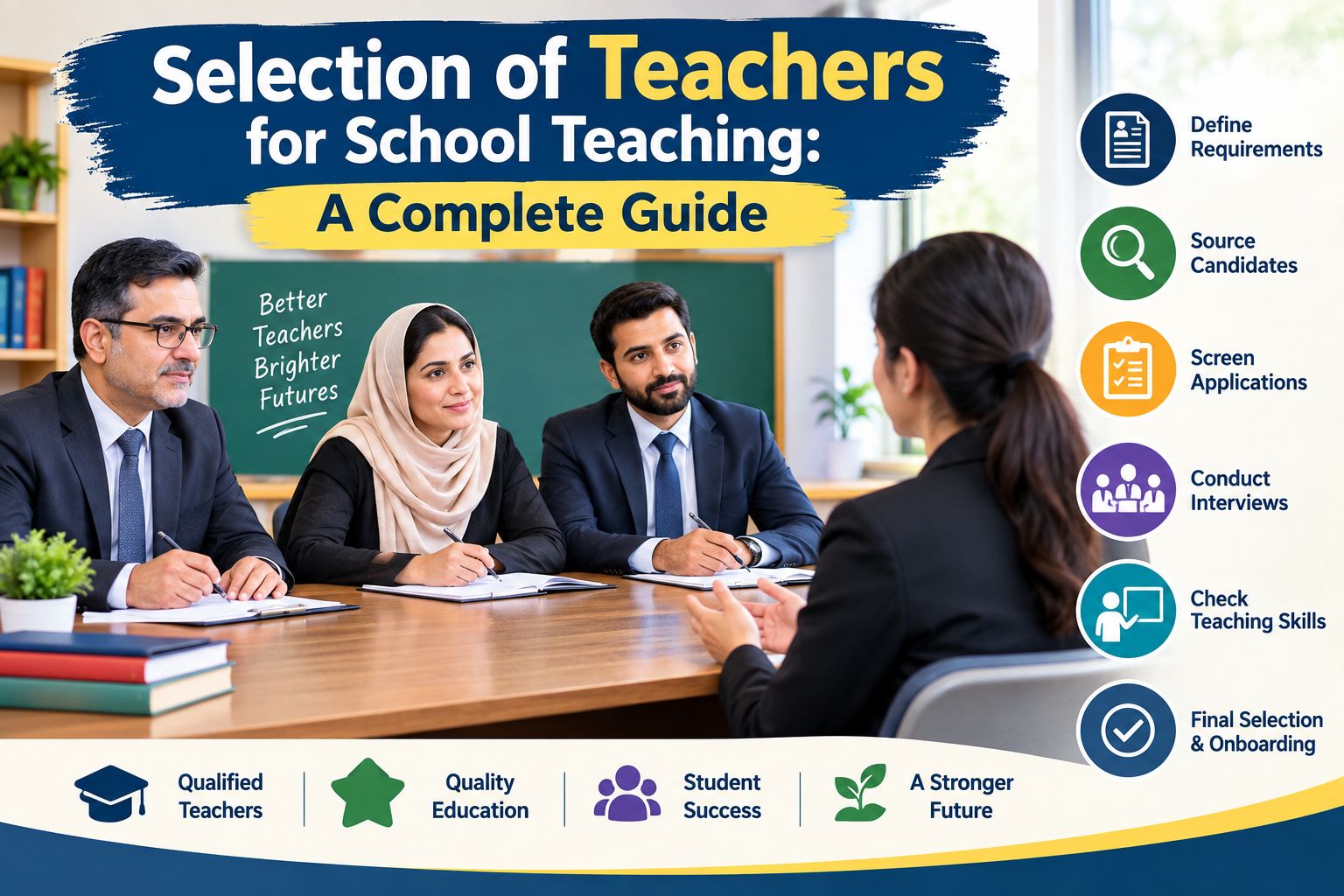 Selection of Teachers for School Teaching